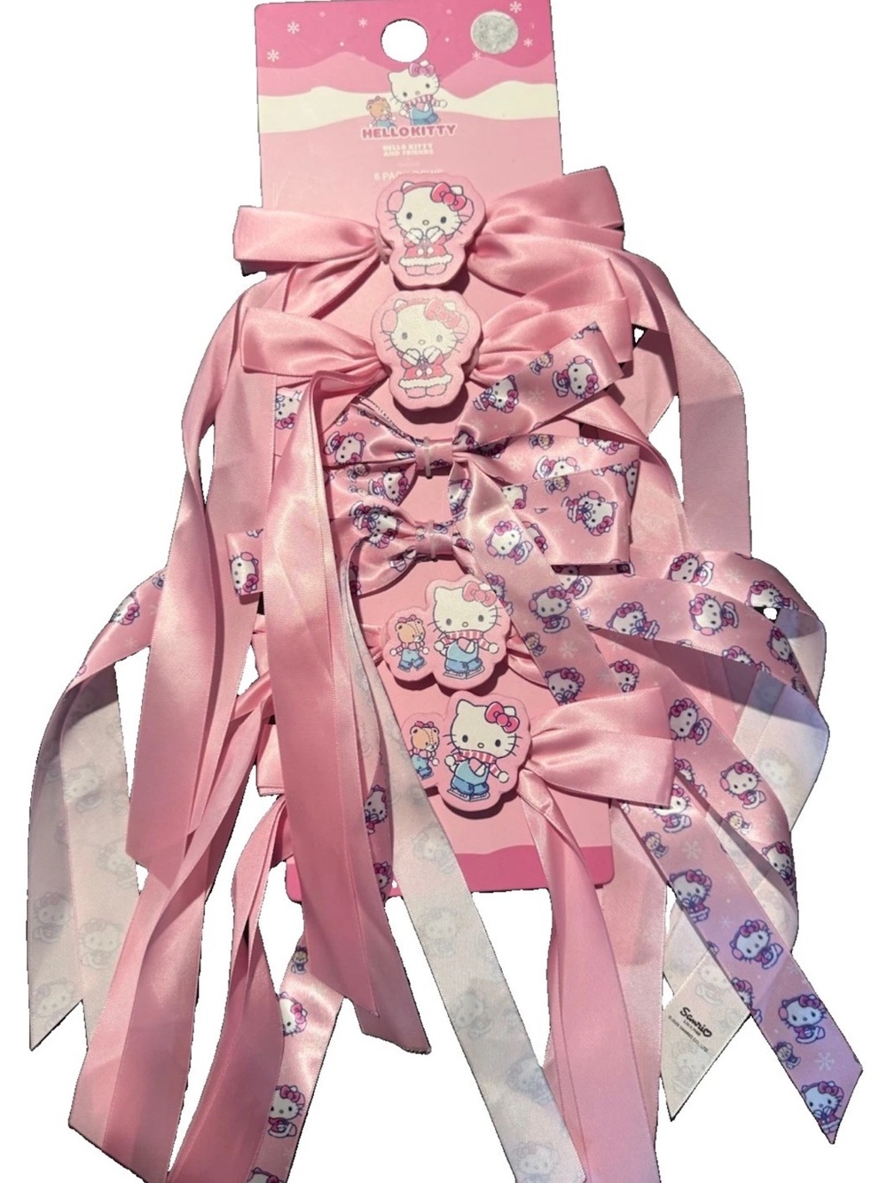 Hello Kitty {Set of 6} Christmas Bows *Primark*-NEW